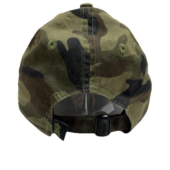 New Era Angels Camo Baseball Hat Womens Green Adjustable Casual - Picture 6 of 10